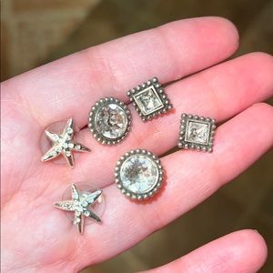 Brighton Earring Lot! Circles, squares, & starfish
